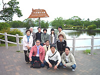 新日本三景・大沼公園で集合写真をパチリ！