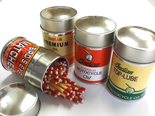 フランス アンティーク アルメット、缶、マッチ箱、アルミ缶